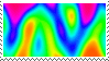 stamp gif of changing colors